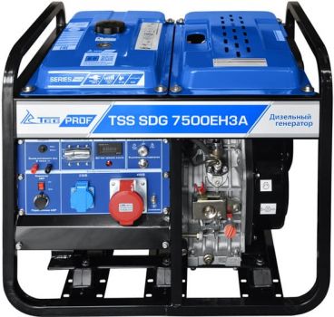Дизельный генератор ТСС SDG 7500EH3A