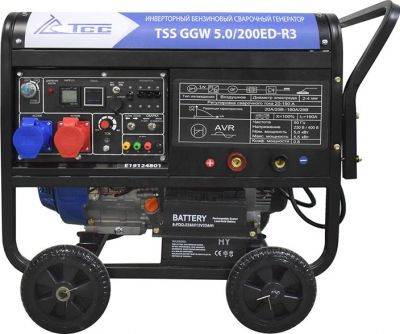 Инверторный бензиновый сварочный генератор TSS GGW 5.0/200ED-R3